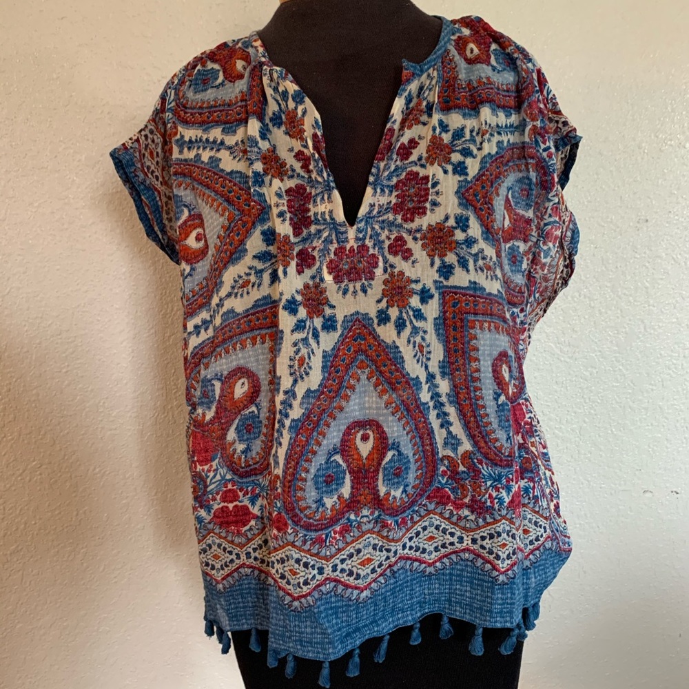 Lovestitch sheer top. M/L